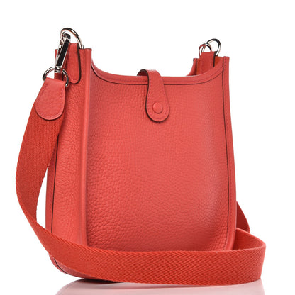 Hermes Taurillon Clemence Evelyne TPM Bougainvillea 3 of 9