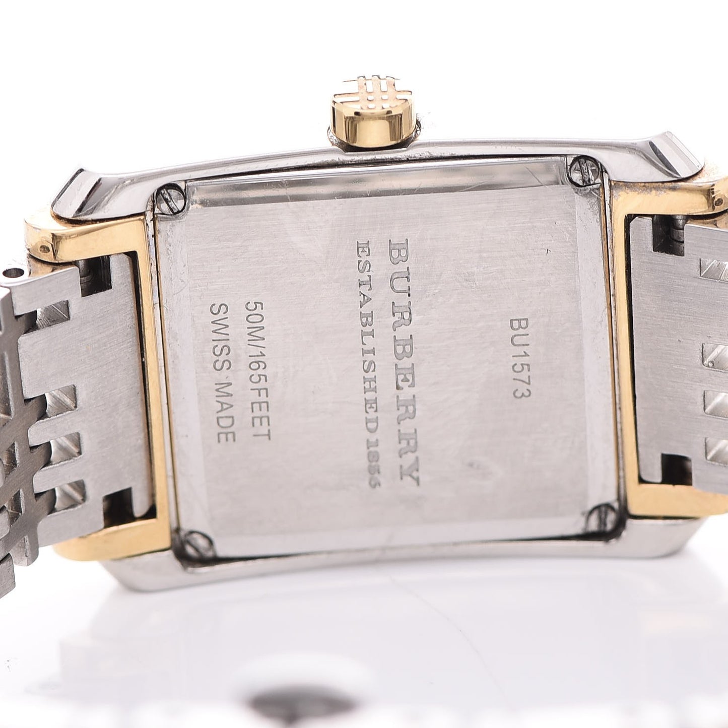 Stainless Steel 25mm Nova Check Quartz Watch BU1573
