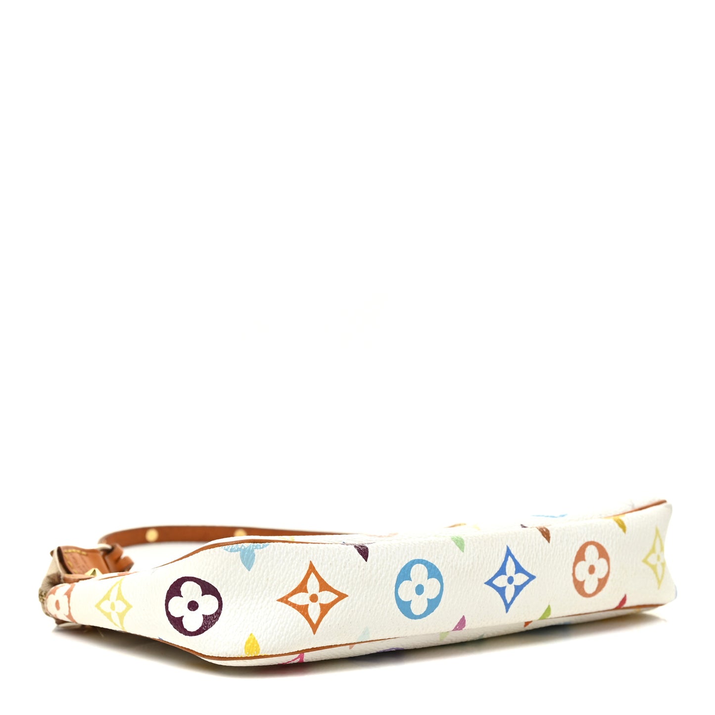 Monogram Multicolor Pochette Accessories White