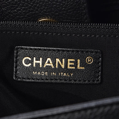 Chanel Calfskin Cerf Executive Shopper Tote Black 7 of 11