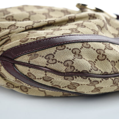 Gucci Crystal Monogram Small D Gold Ring Messenger Purple 9 of 13