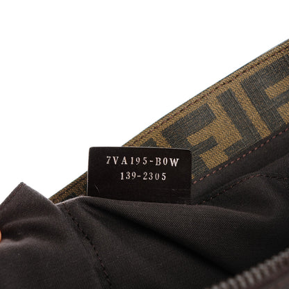 Fendi Zucca Spalmati Messenger Bag Tobacco 7 of 9