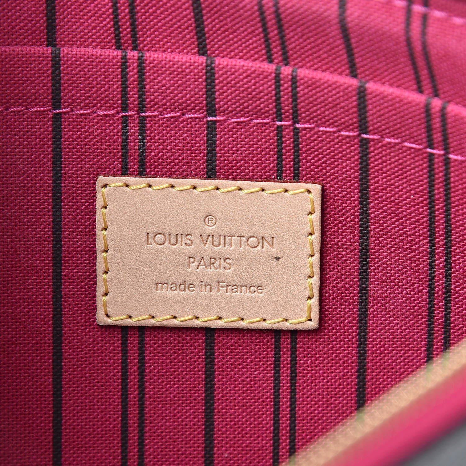 Louis Vuitton Monogram Neverfull MM GM Pochette Pivoine 6 of 8