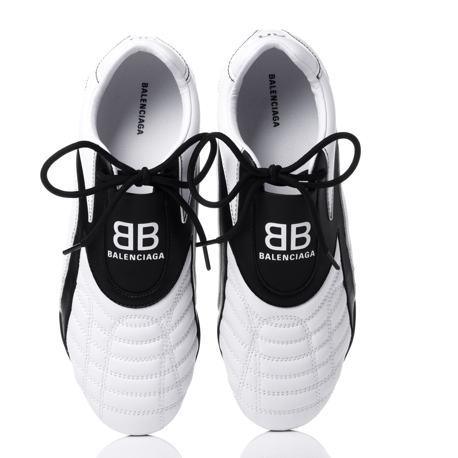 Balenciaga Polyurethane Womens Zen Sneakers 37 White Black 6 of 11