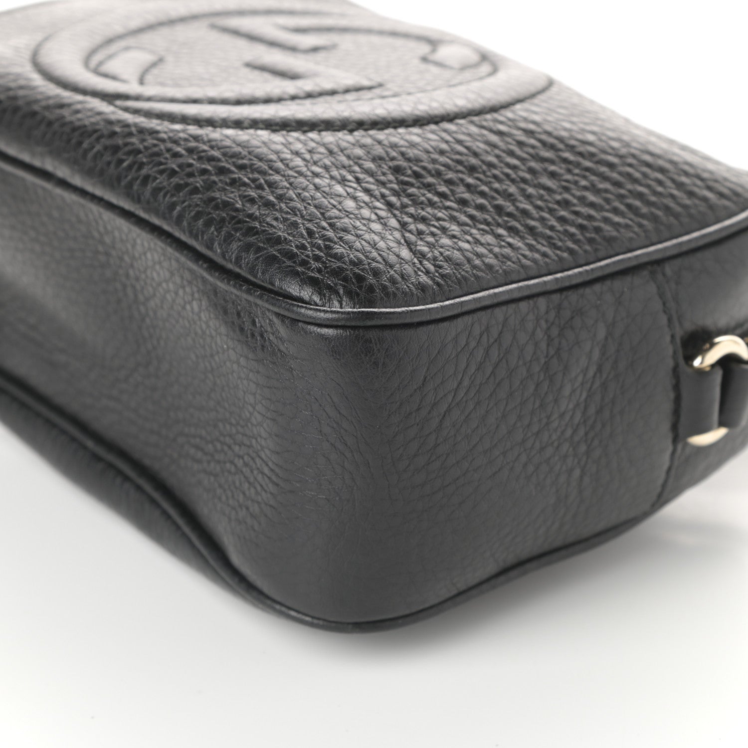 Gucci Pebbled Calfskin Small Soho Disco Bag Black 8 of 8