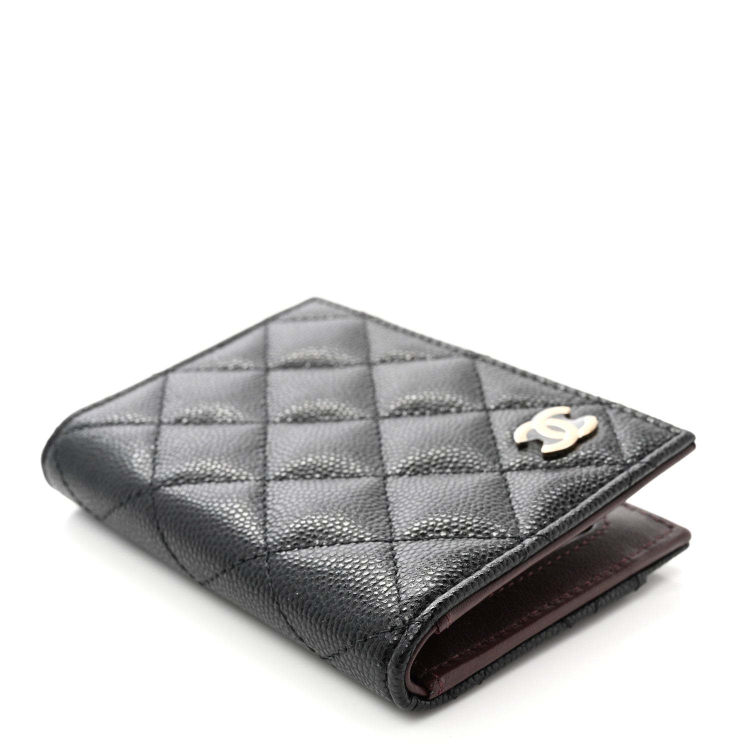 Chanel Caviar Quilted Card Holder Wallet Black 4 of 8