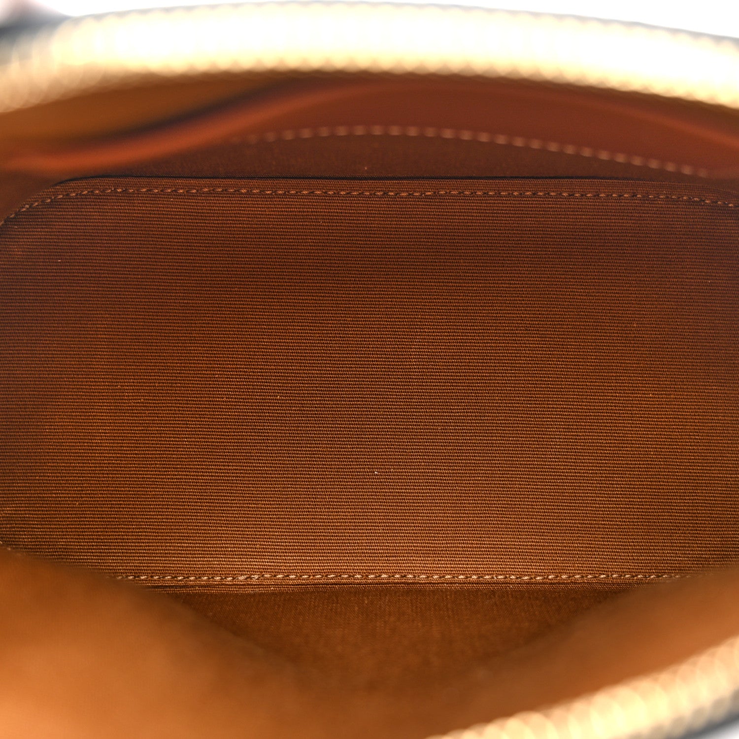 Celine Canvas Calfskin Triomphe Teen Honorine Bag Tan 5 of 11
