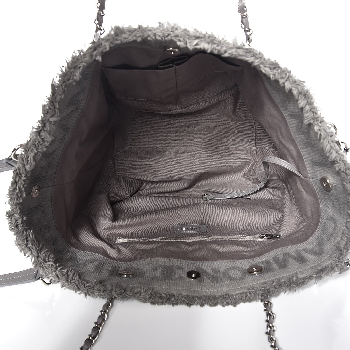Canvas Small Double Face Tote Gray