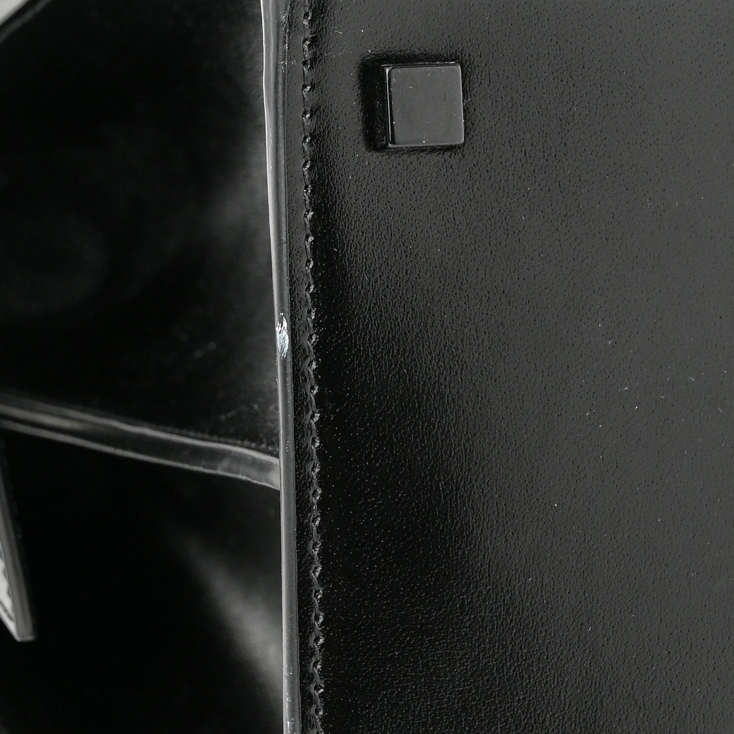 Saint Laurent Shiny Calfskin Medium Uptown Tote Black 12 of 12