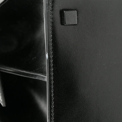 Saint Laurent Shiny Calfskin Medium Uptown Tote Black 12 of 12