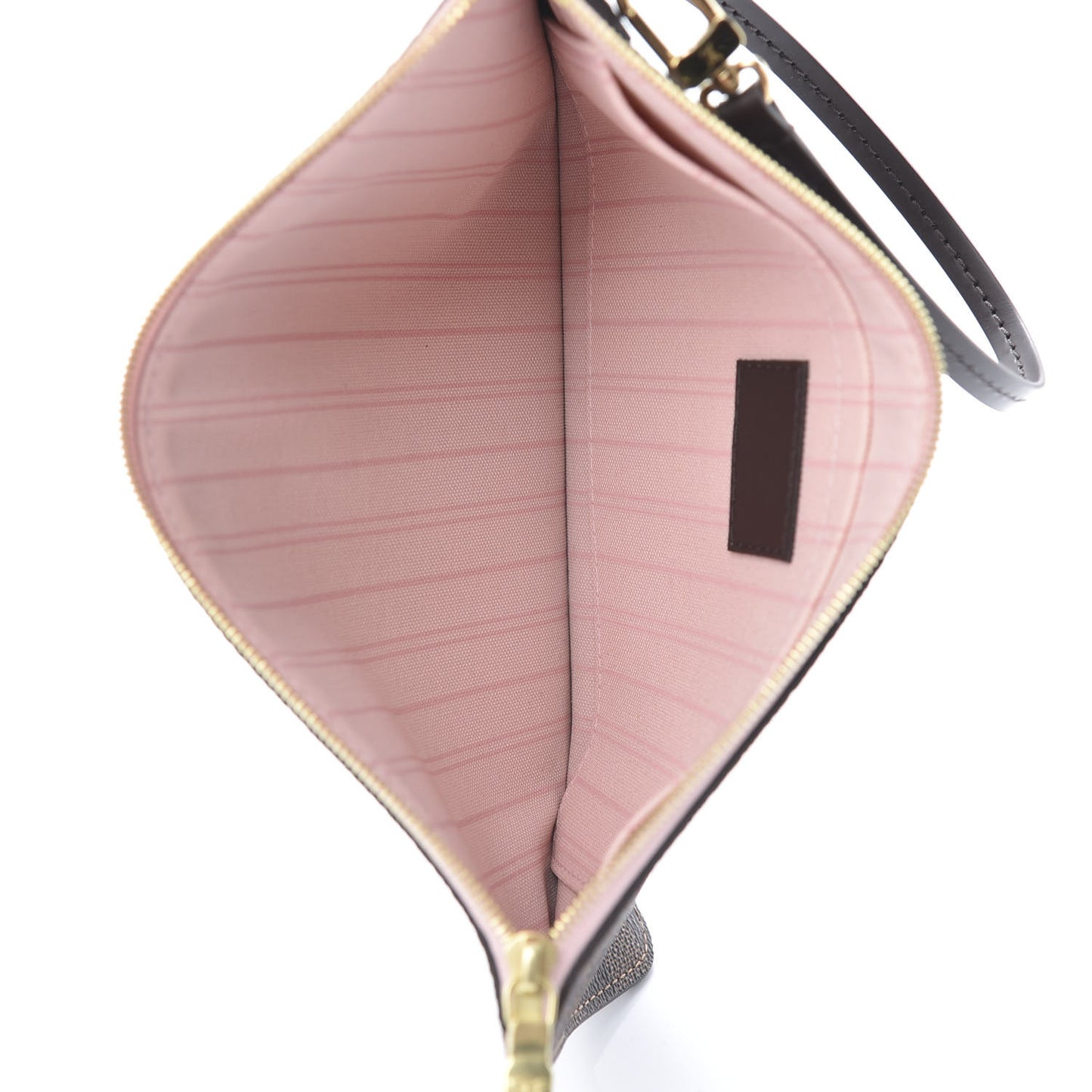 Damier Ebene Neverfull MM GM Pochette Rose Ballerine