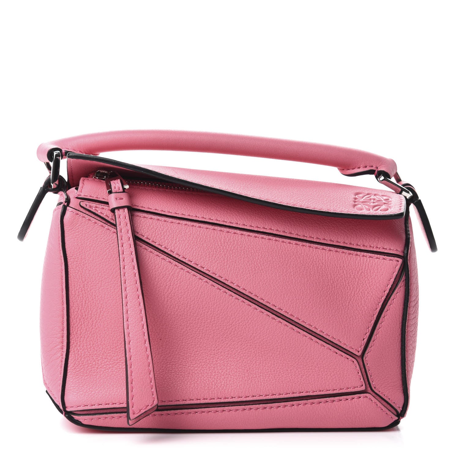 Loewe Calfskin Mini Puzzle Bag Wild Rose 1 of 10
