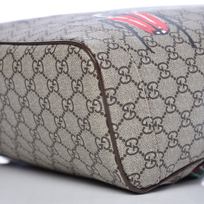 Gucci GG Supreme Monogram Web Insect Dome Backpack 9 of 9