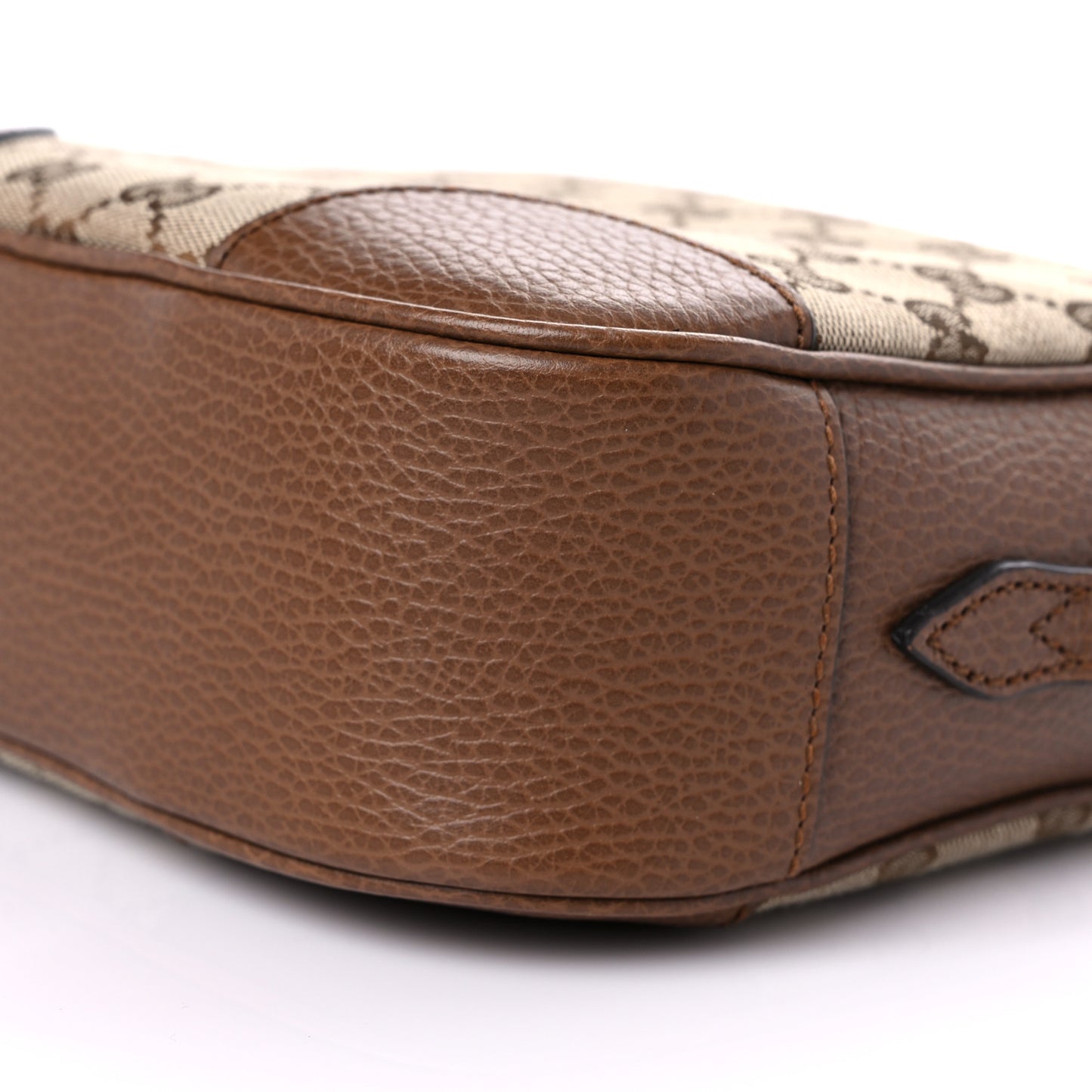 Monogram Mini Bree Messenger Bag Beige Tabacco
