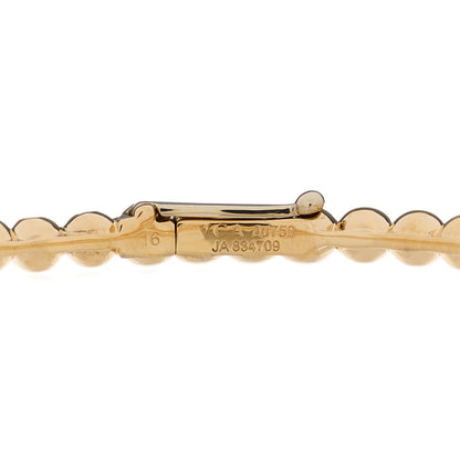 Van Cleef & Arpels 18K Yellow Gold Perlee Pearls of Gold Bracelet S 3 of 5