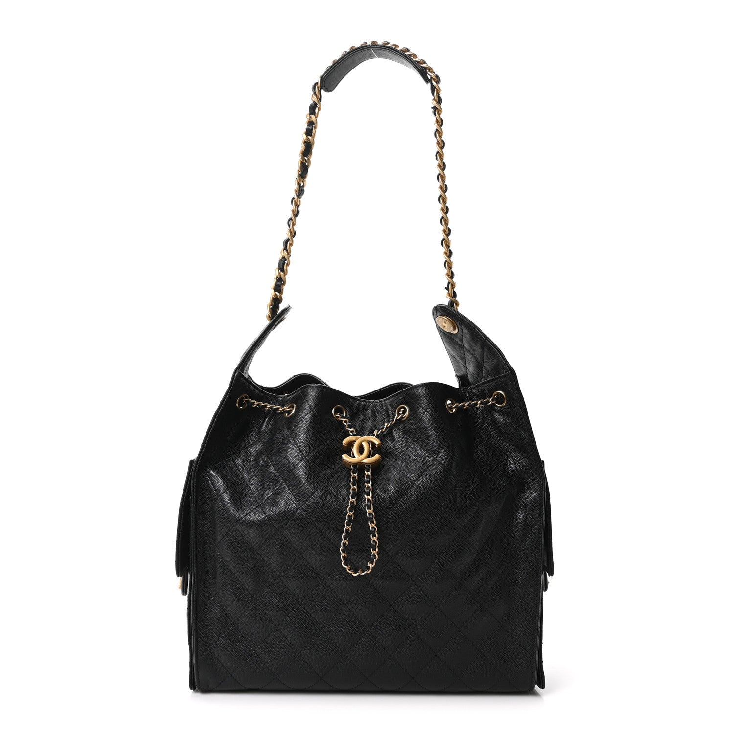 Chanel Caviar Quilted Medium Chanel 25 Handbag Black 1 of 11