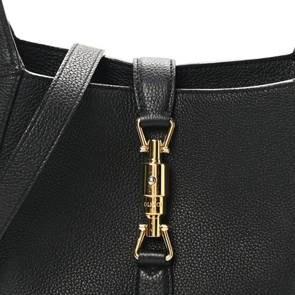 Gucci Grand Prix Calfskin Small Jackie 1961 Hobo Black 8 of 11