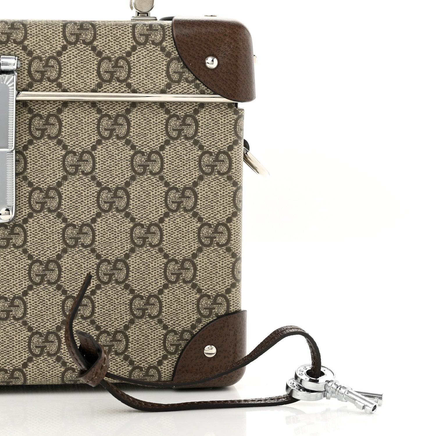 Gucci GG Supreme Monogram Globe-Trotter Beauty Case Brown 13 of 13