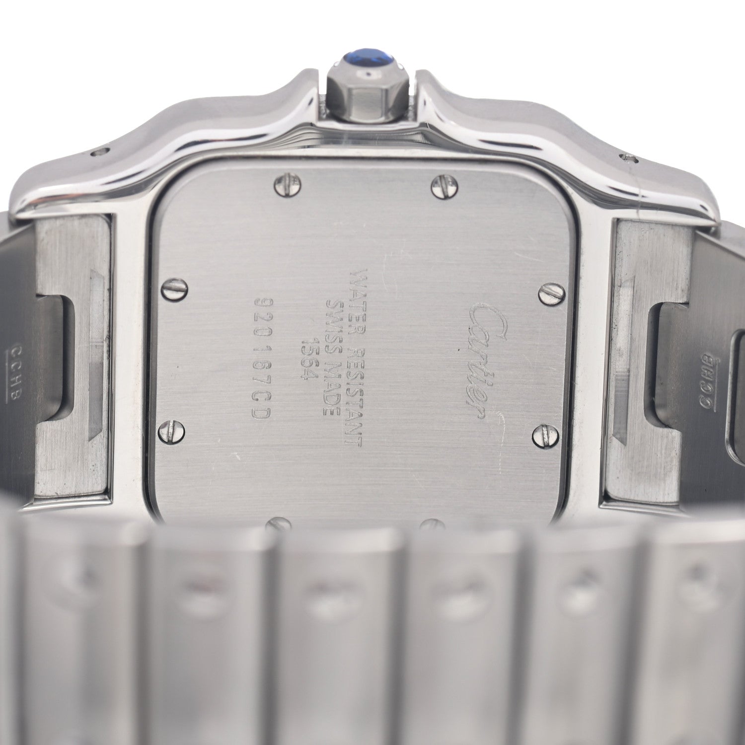 Cartier Stainless Steel 29mm Santos De Cartier Galbee Quartz Watch 4 of 4