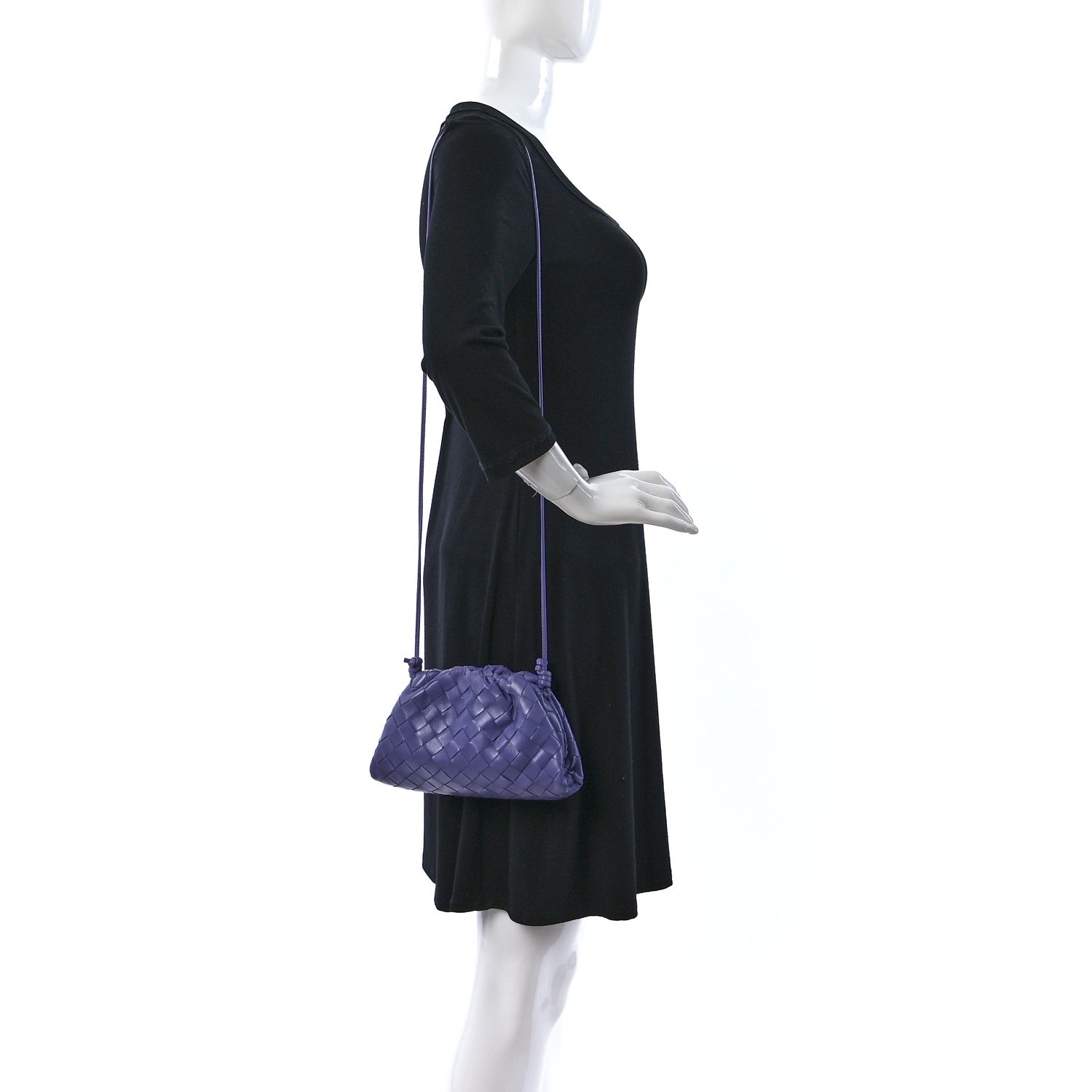 Bottega Veneta Nappa Intrecciato The Mini Pouch Lavender 2 of 9
