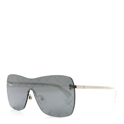 Chanel Shield Runway Sunglasses 4215 Black 1 of 7