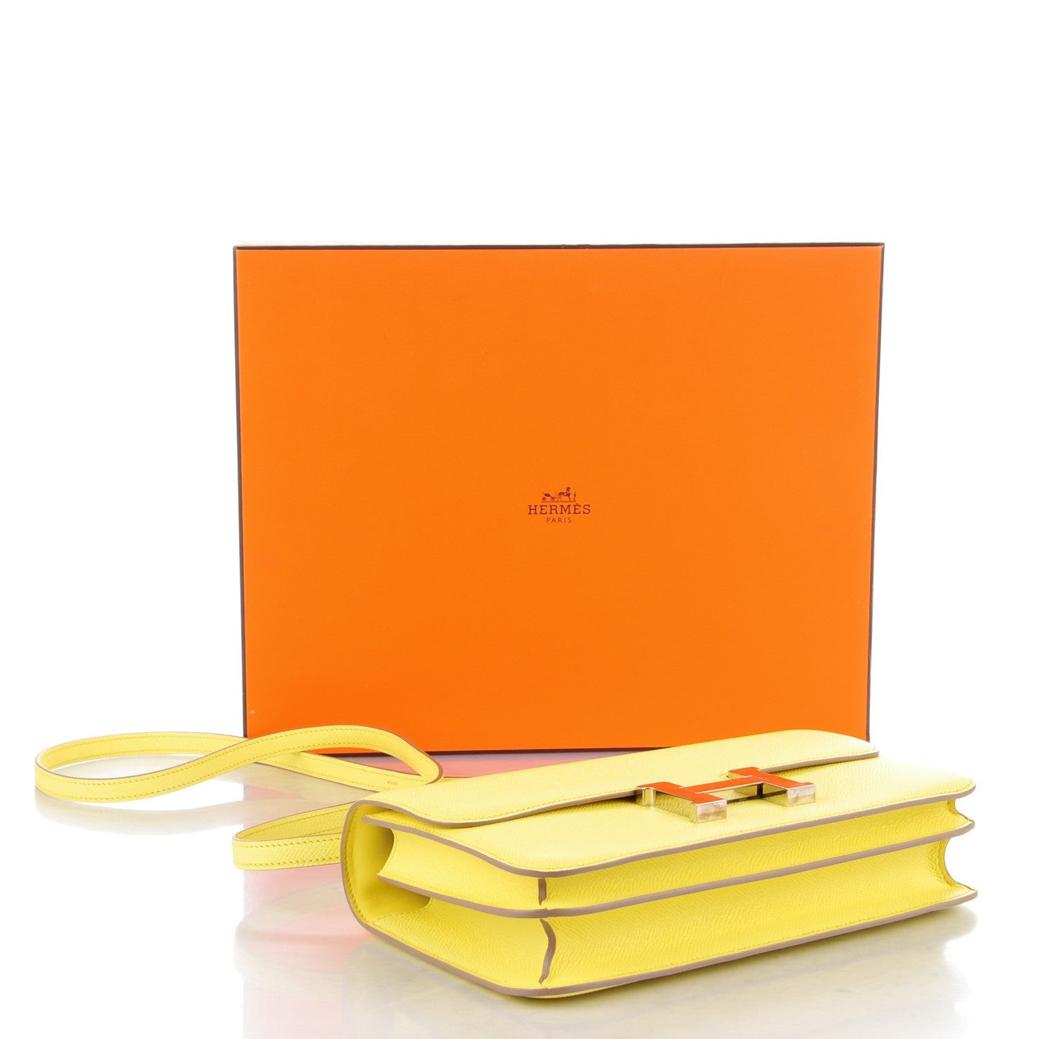Hermes Epsom Constance Elan 25 Soufre 4 of 7