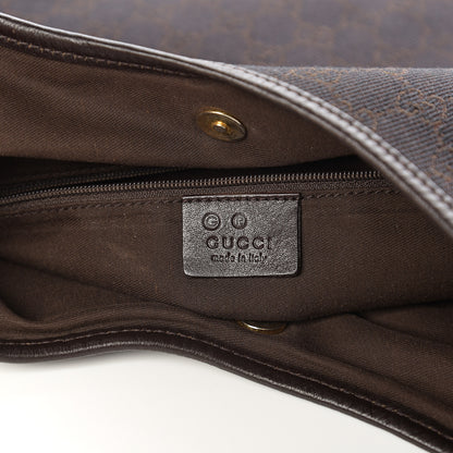 Gucci Monogram Medium New Britt Hobo Dark Brown 5 of 10