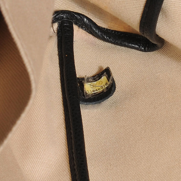 Chanel Coated Canvas Le Train Bag 7 of 7