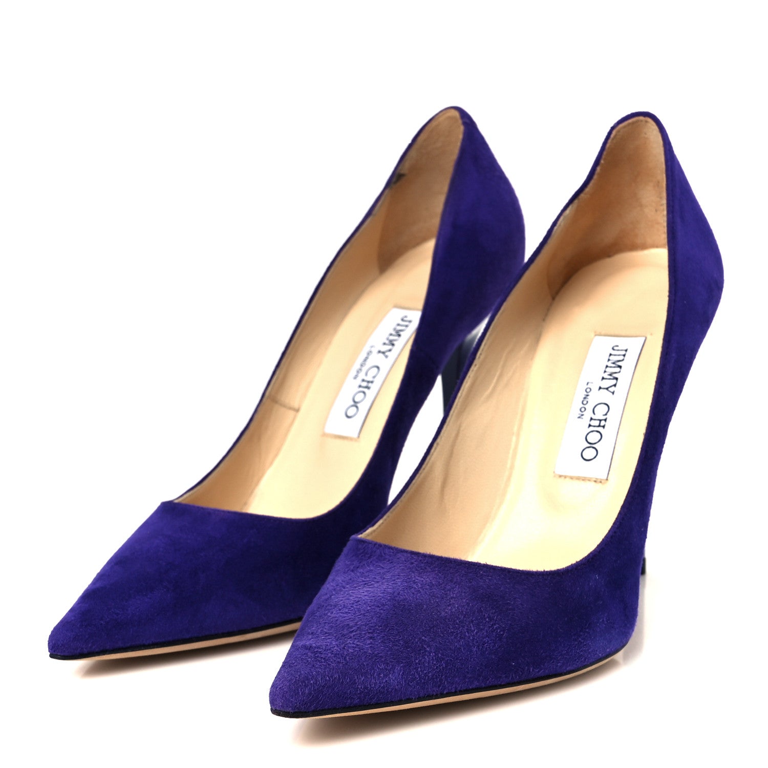 Jimmy Choo Suede Abel Pumps 38 Violet 1774305 – FASHIONPHILE