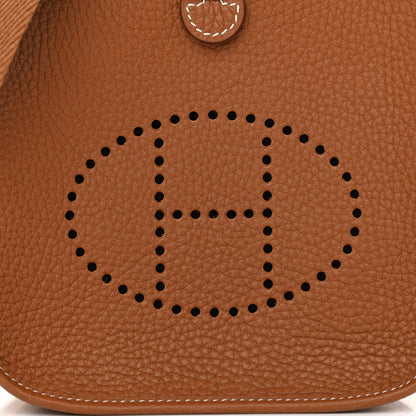 Hermes Taurillon Clemence Evelyne TPM Gold 8 of 11