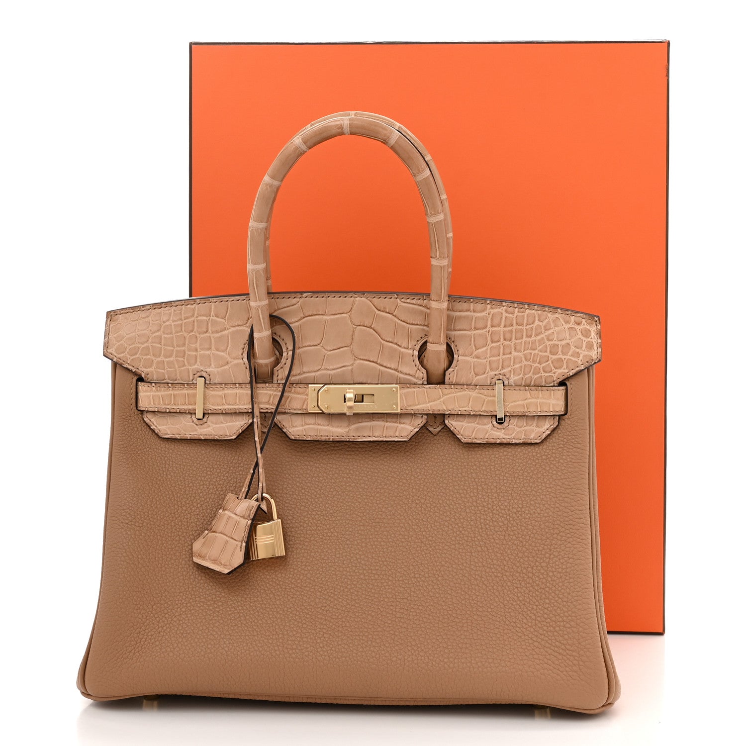 Hermes Togo Matte Alligator Birkin Touch 30 Chai 11 of 11