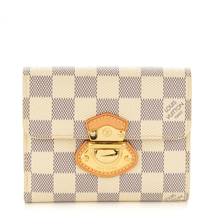 Louis Vuitton Damier Azur Joey Wallet 1 of 8