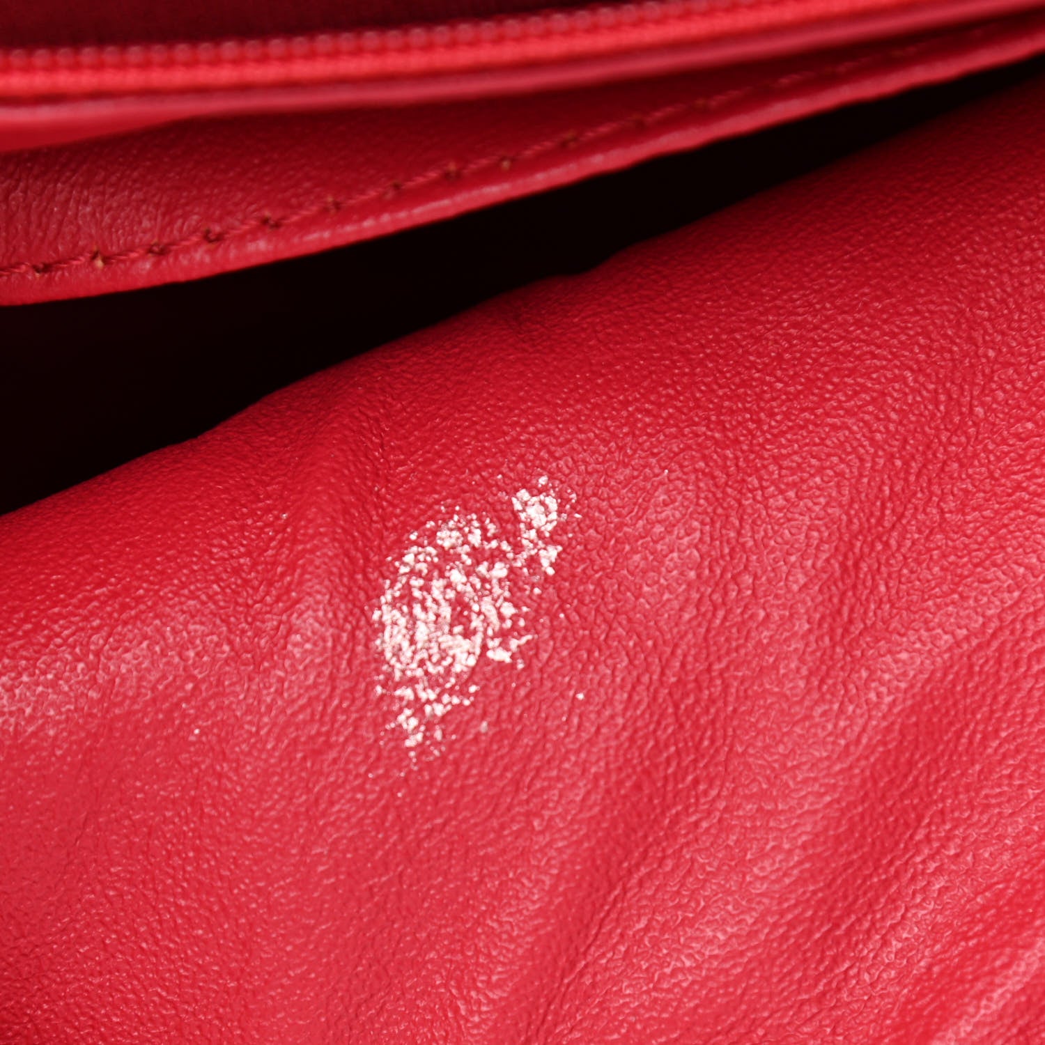 Chanel Washed Caviar Quilted Maxi Single Flap Fuchsia 8 of 12