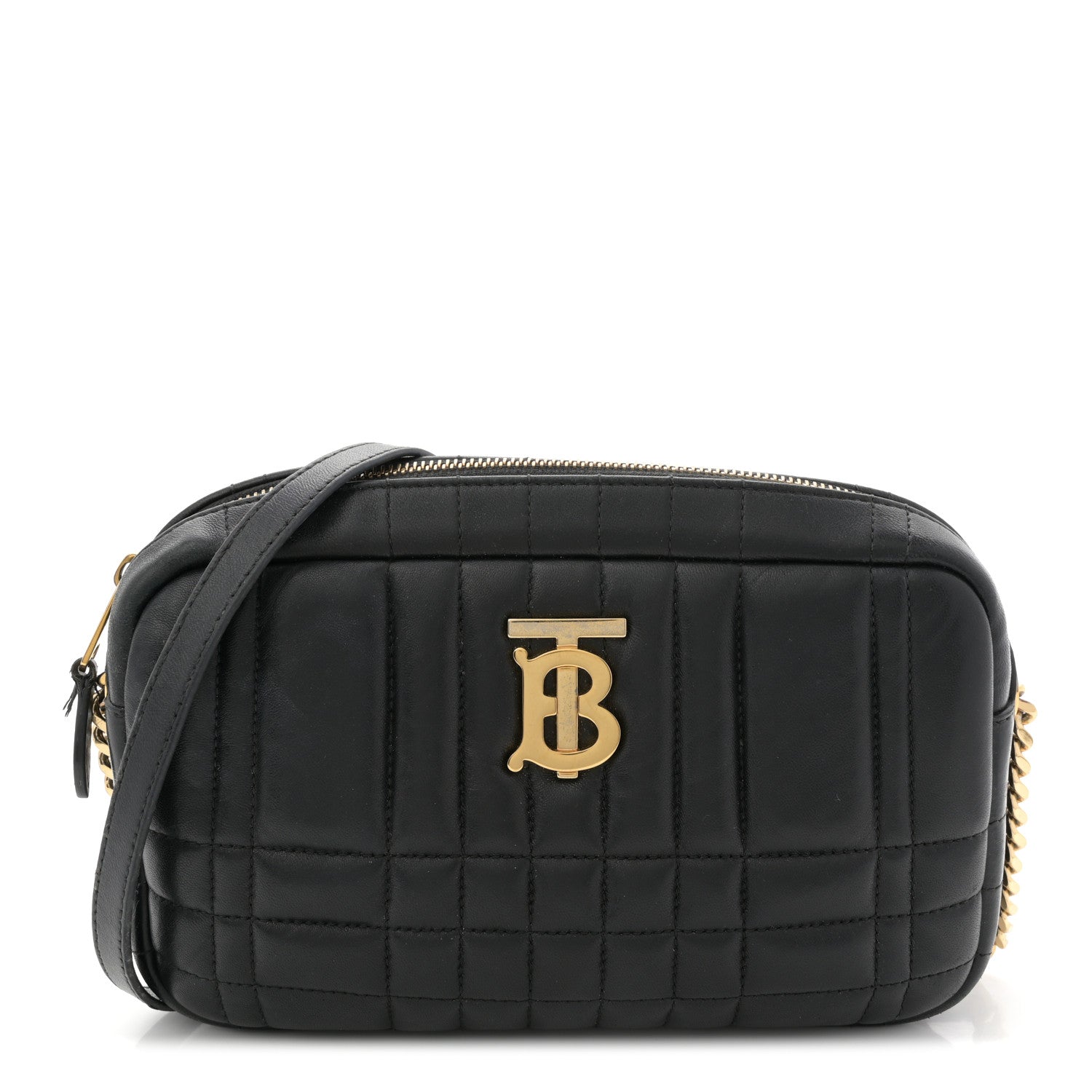 Burberry Lambskin Quilted Small Lola Camera Bag Black 1 of 15