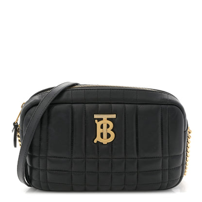 Burberry Lambskin Quilted Small Lola Camera Bag Black 1 of 15