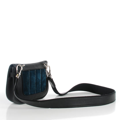 Hermes Swift Veau Doblis Mini Sac Berline 21 Black Bleu Ocean 6 of 12