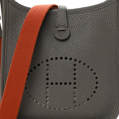 Hermes Taurillon Clemence Amazone Evelyne TPM Etain Cuivre 7 of 10