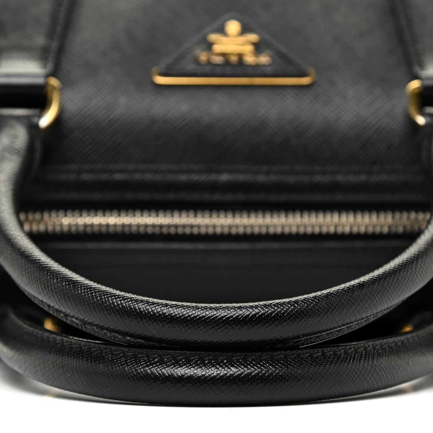 Prada Saffiano Lux Bowler Black 14 of 14