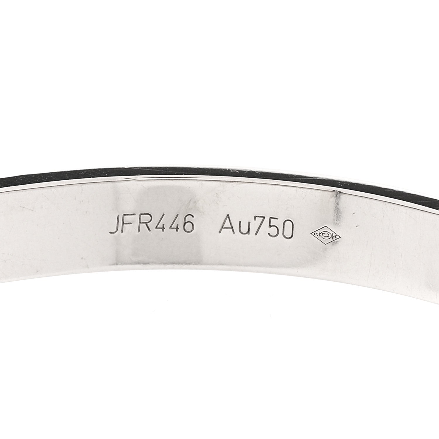 Cartier 18K White Gold LOVE Bracelet 19 7 of 8
