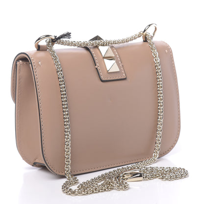 Valentino Garavani Vitello Small Glam Lock Rockstud Flap Soft Noisette 3 of 11