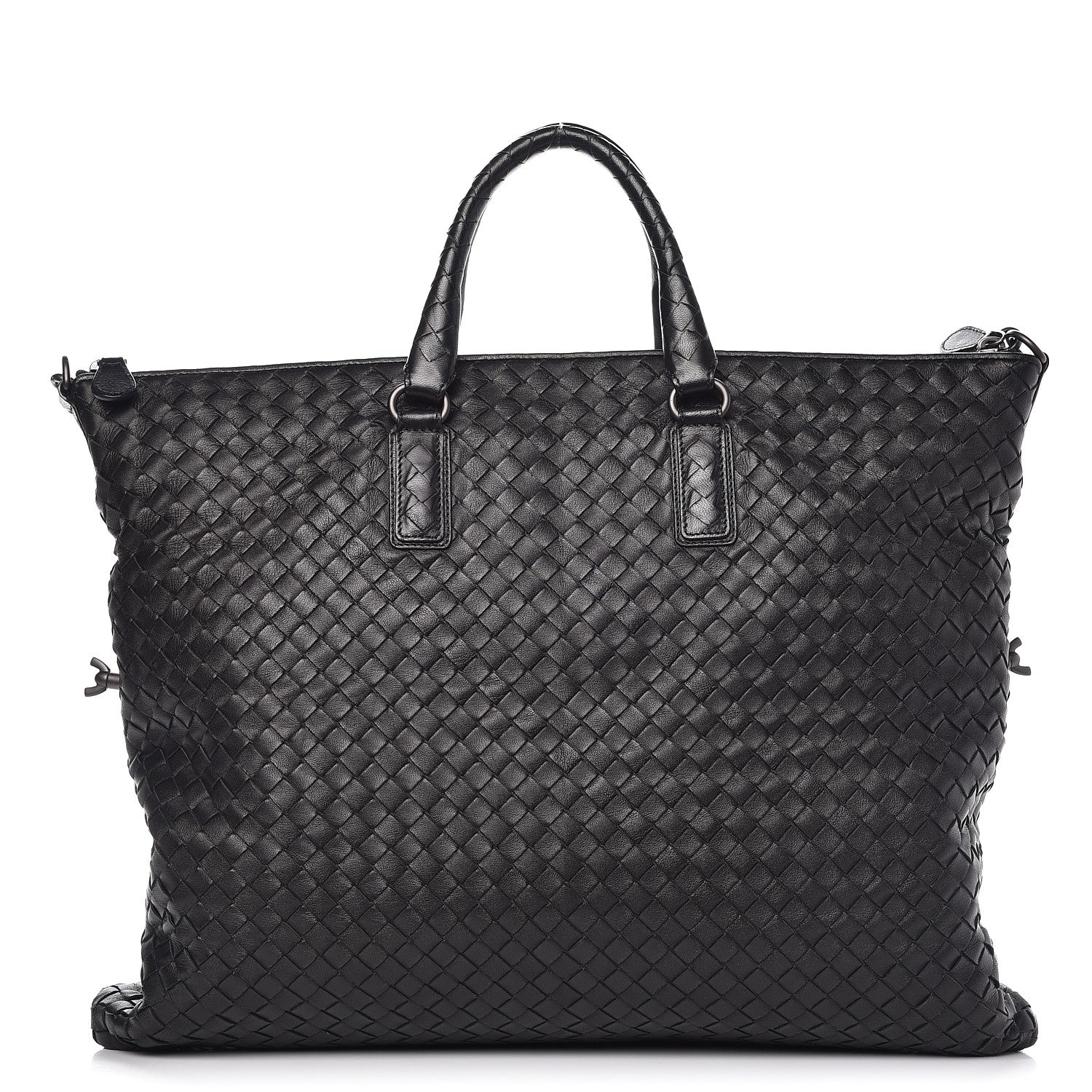 Bottega Veneta Nappa Intrecciato Medium Convertible Tote Black 10 of 19