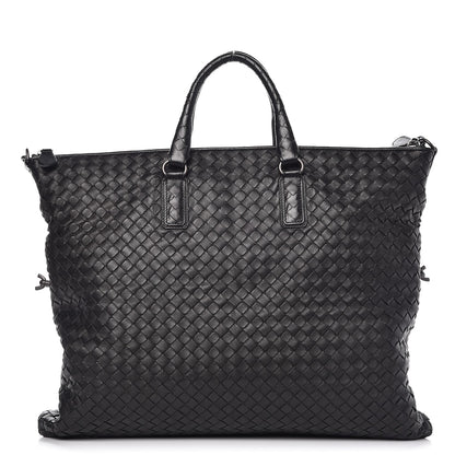 Bottega Veneta Nappa Intrecciato Medium Convertible Tote Black 10 of 19