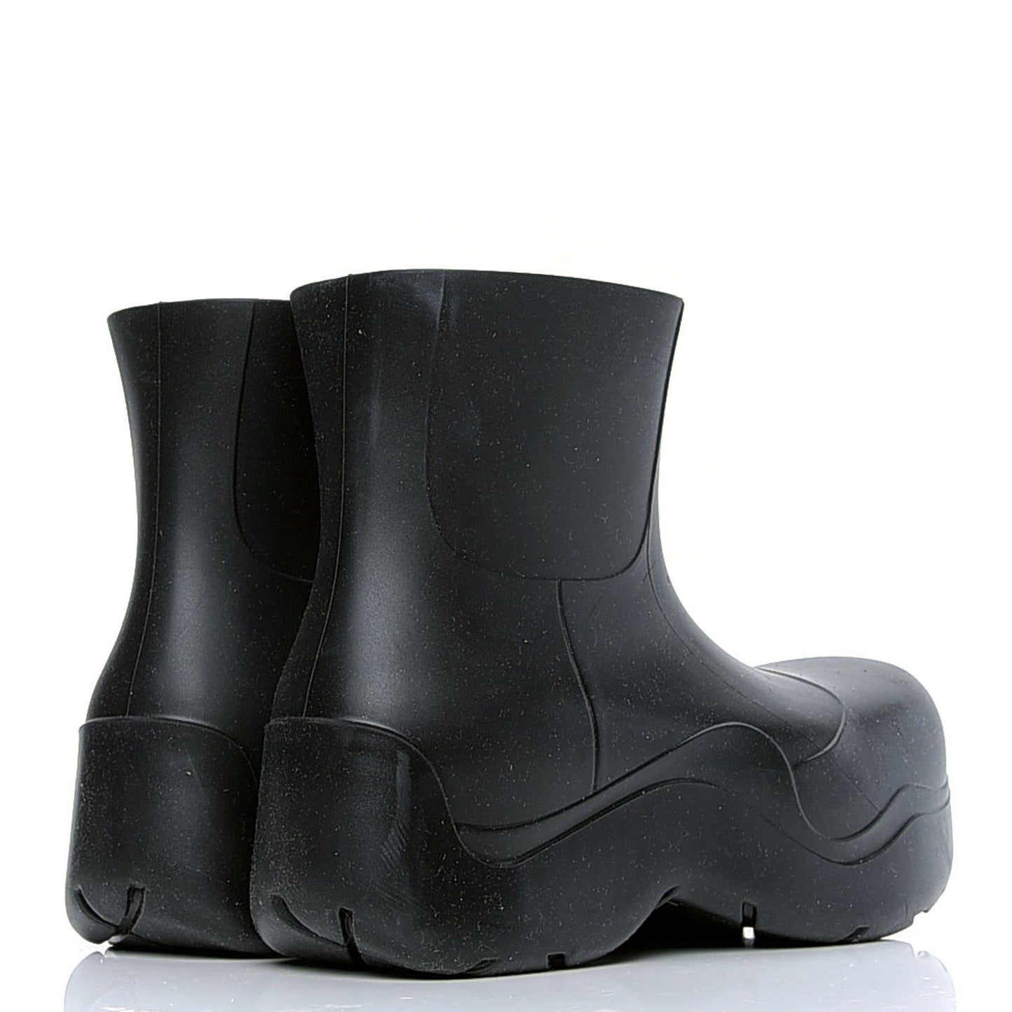 Rubber Puddle Ankle Boots 37 Black