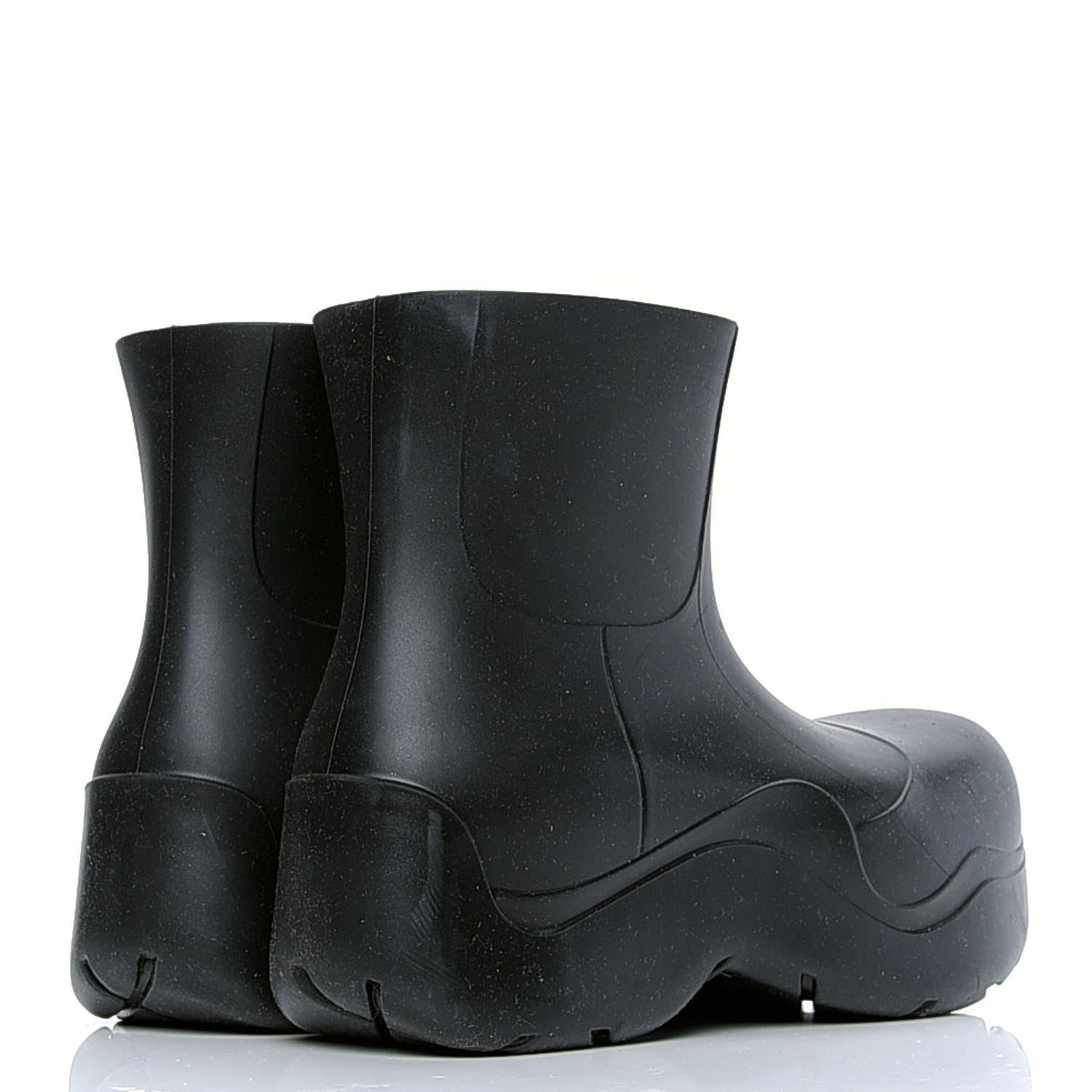 Bottega Veneta Rubber Puddle Ankle Boots 37 Black 3 of 6