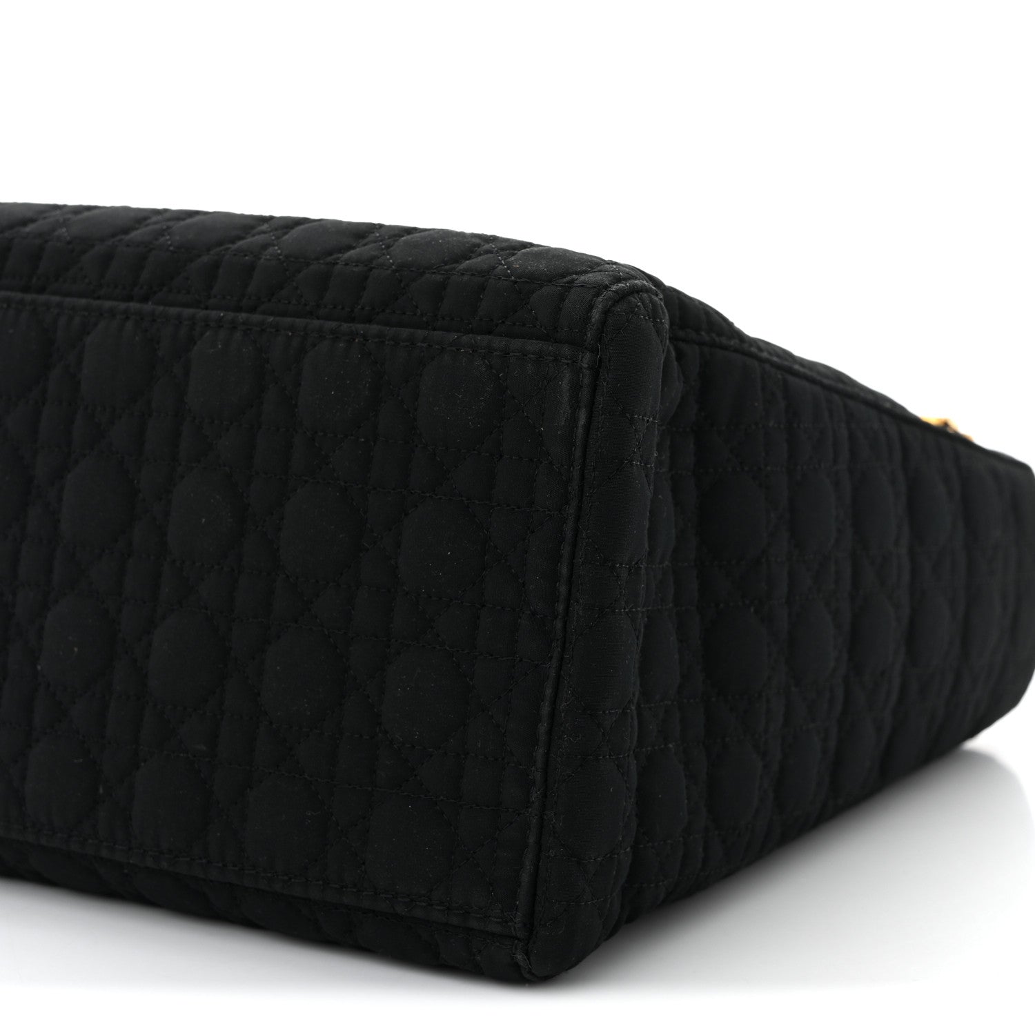 Christian Dior Nylon Cannage Large Lady Dior Black 10 of 10