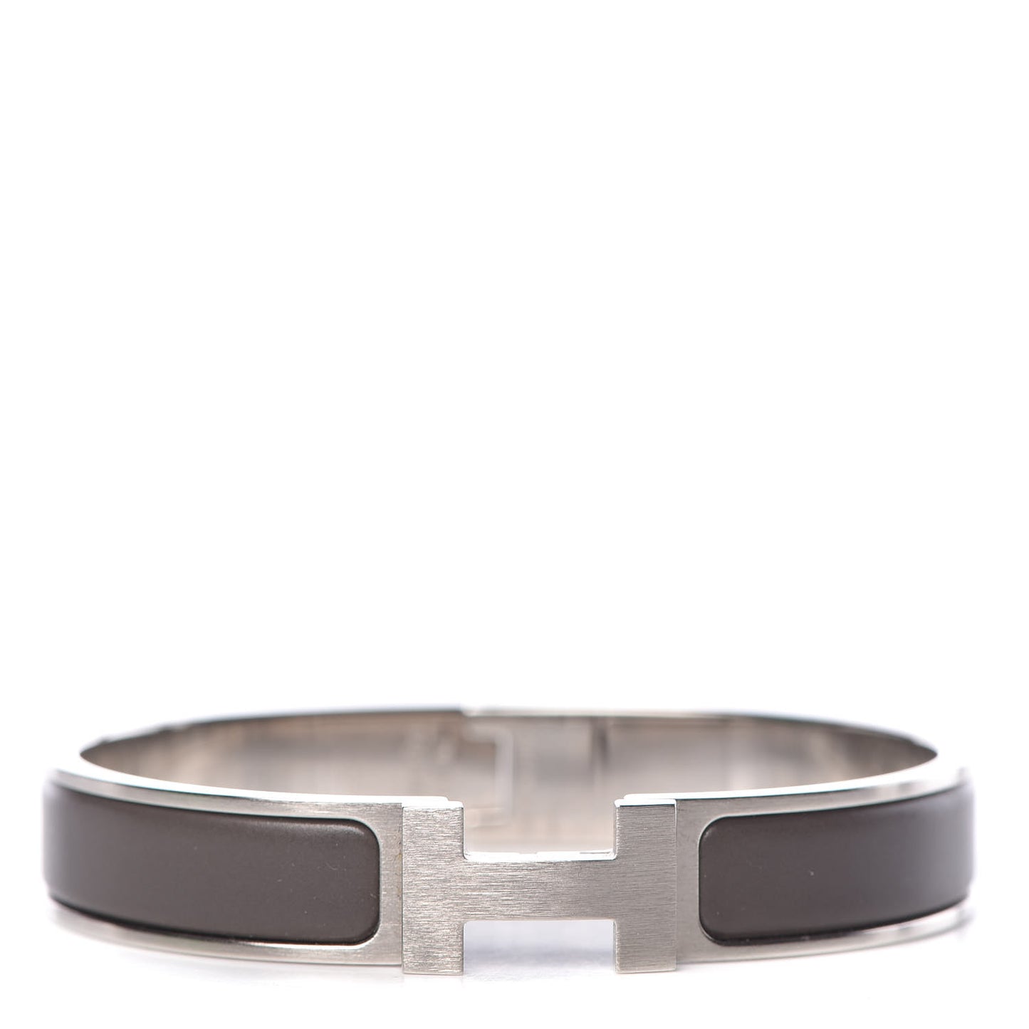 Matte Enamel Narrow Clic Clac HH Bracelet GM Etain
