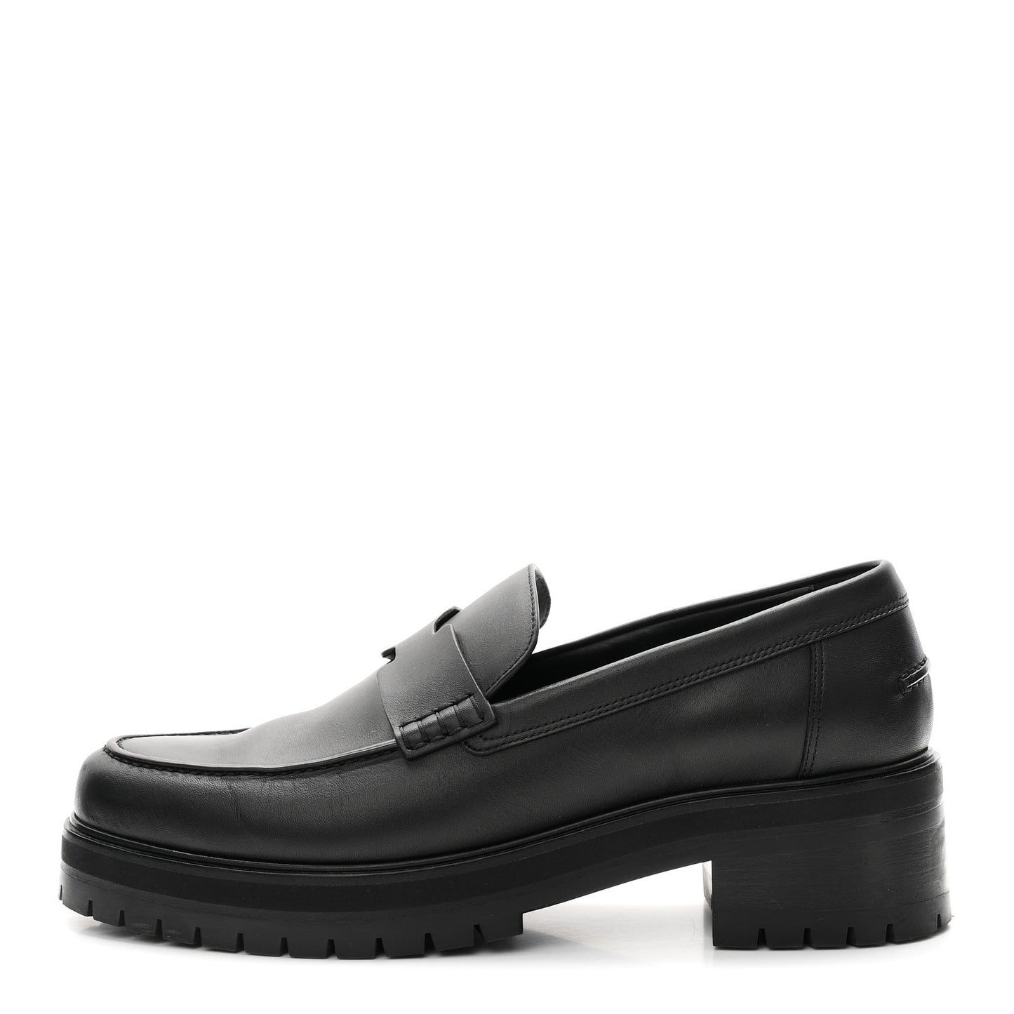 Calfskin Ivy Loafer 41 Black
