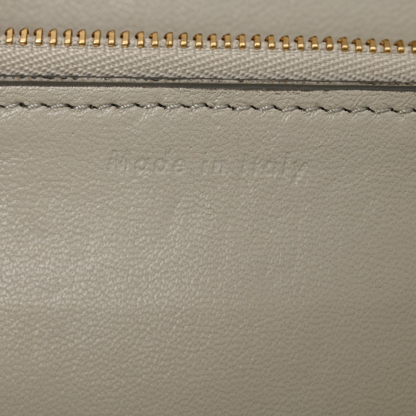Liege Calfskin Medium Classic Box Flap Bag Pale Grey