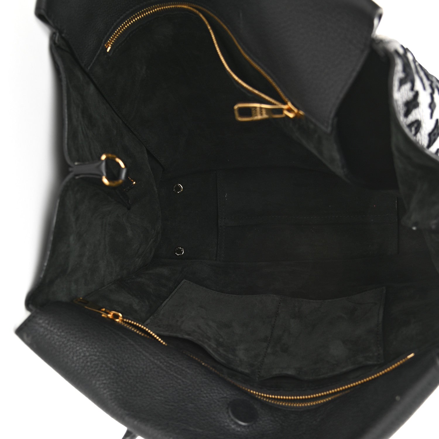Louis Vuitton Cuir Orfevre Veau Cachemire Tote W GM Black 5 of 14