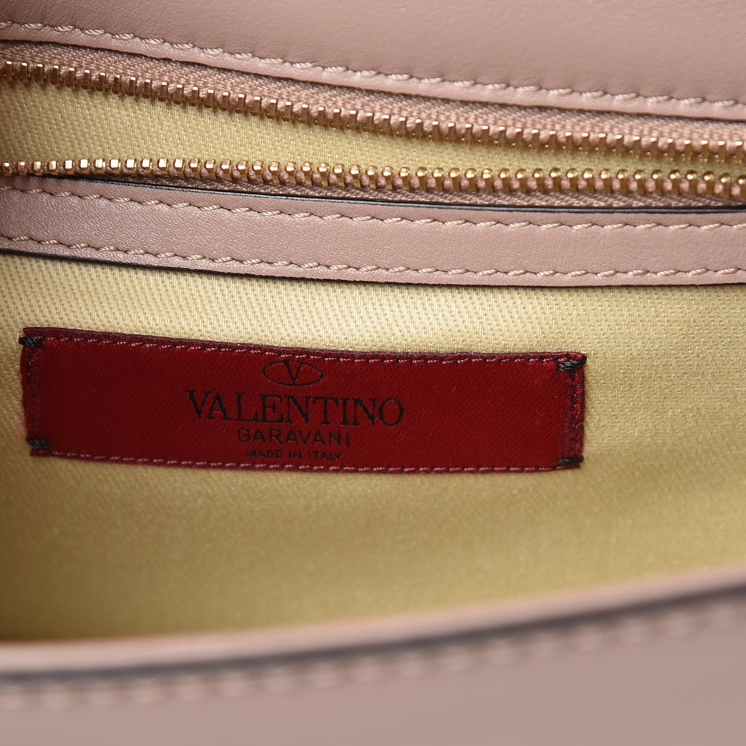 Valentino Garavani Vitello Small Glam Lock Rockstud Flap Poudre 6 of 8